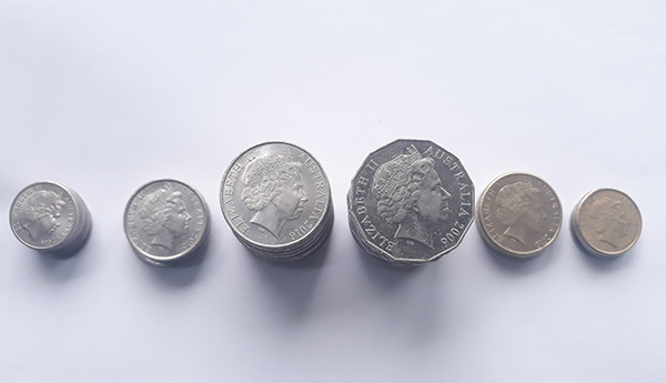 Payment Australia coins